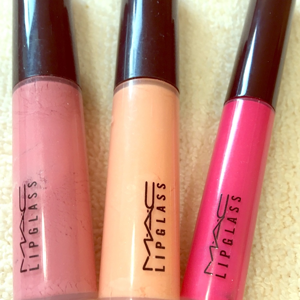 *sold** 2 NWOB MAC lipglass and fee one